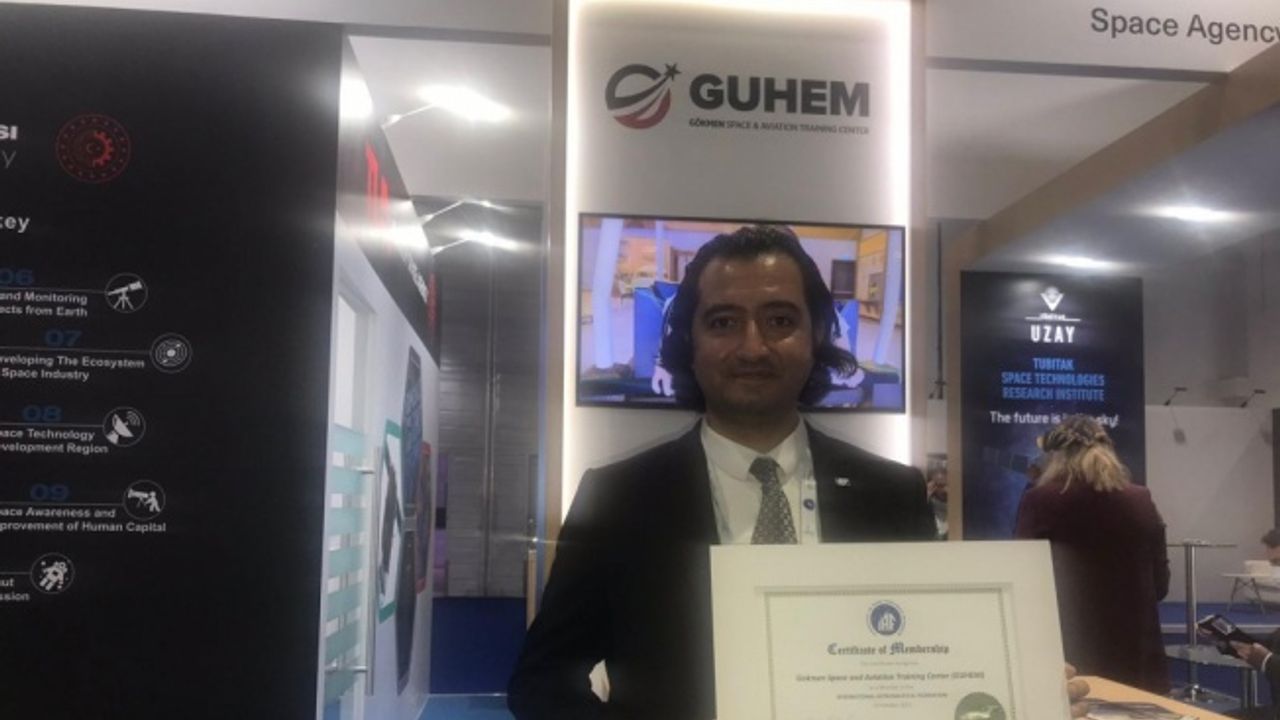 Gökmen Uzay Havacılık Eğitim Merkezinin Uluslararası Astronotik üyeliği tescillendi