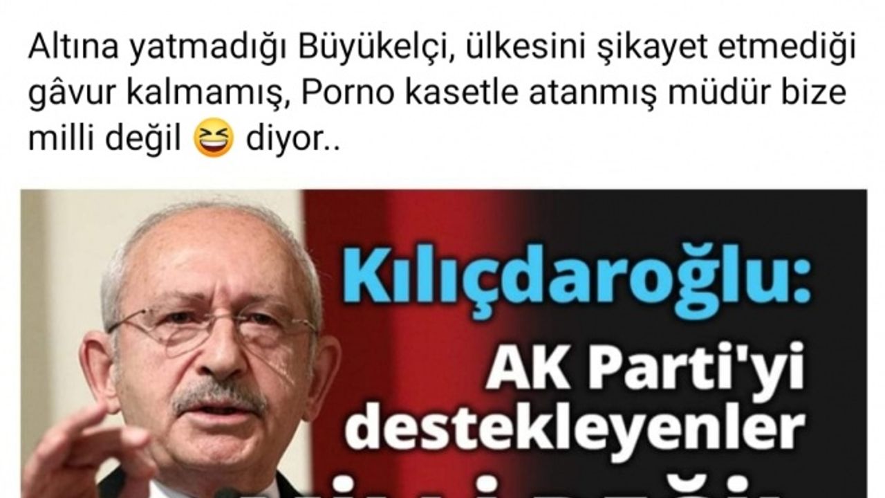 AK Partili meclis üyesinden Kılıçdaroğlu’na ağır ifadeler
