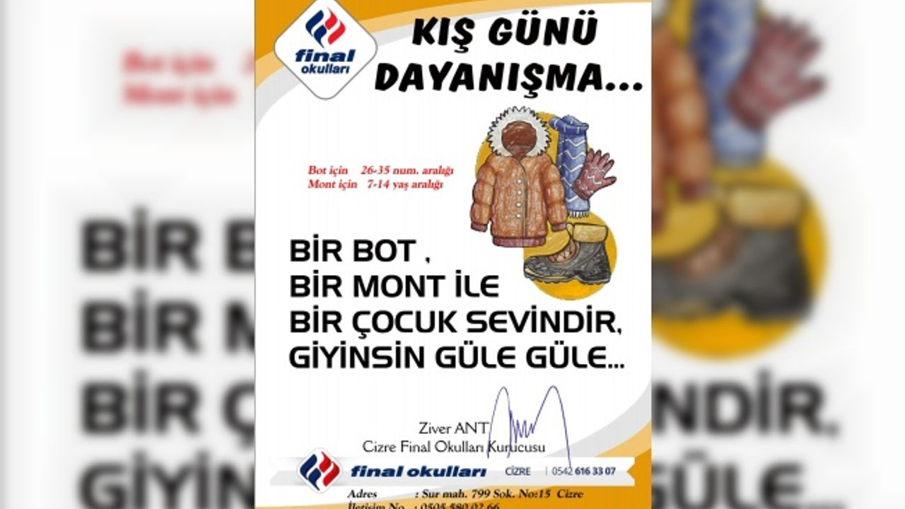 Murat Kaya'dan Cizreli çocuklar kampanya