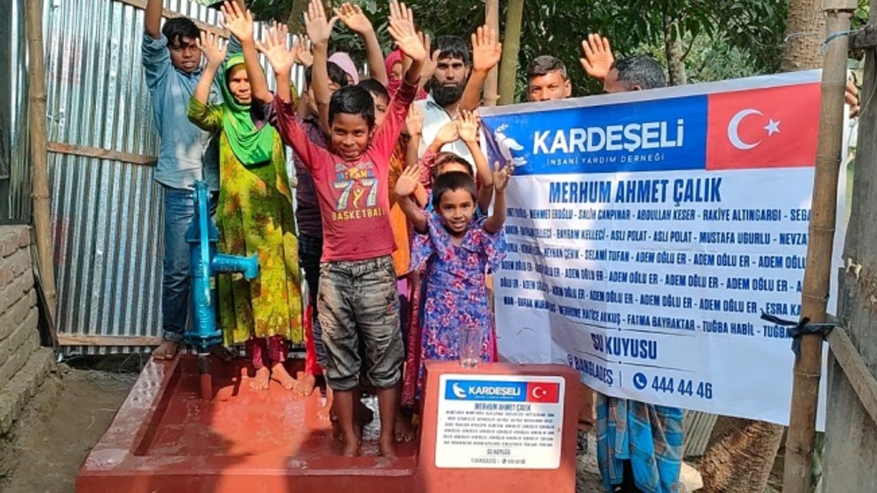 Kardeş Eli Derneği, Ahmet Çalık anısına Bangladeş'te su kuyusu açtı