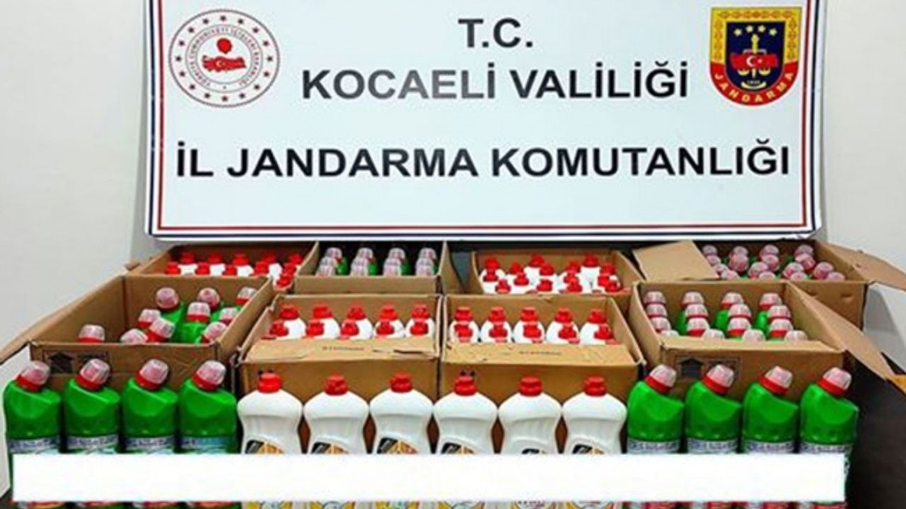 Jandarmadan Gebze'de sahte deterjan operasyonu