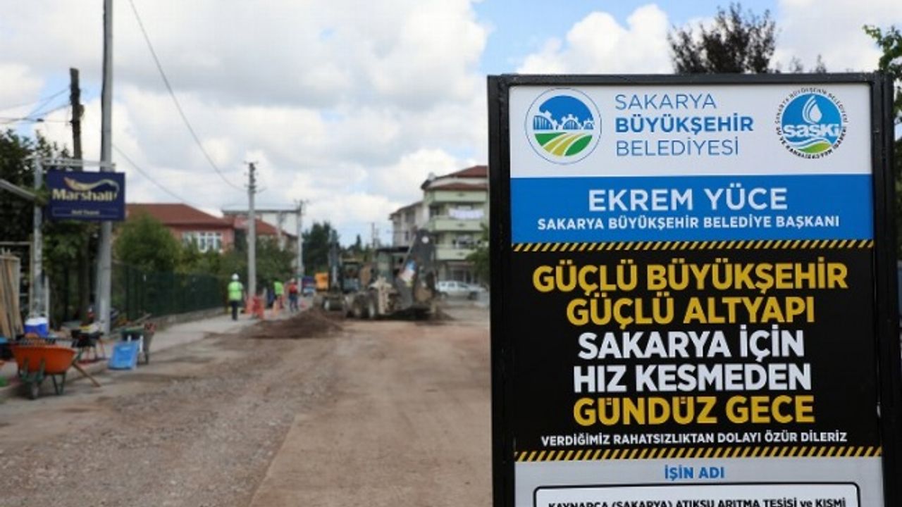 Sakarya'da 50 bin metrelik hat çalışması sürüyor