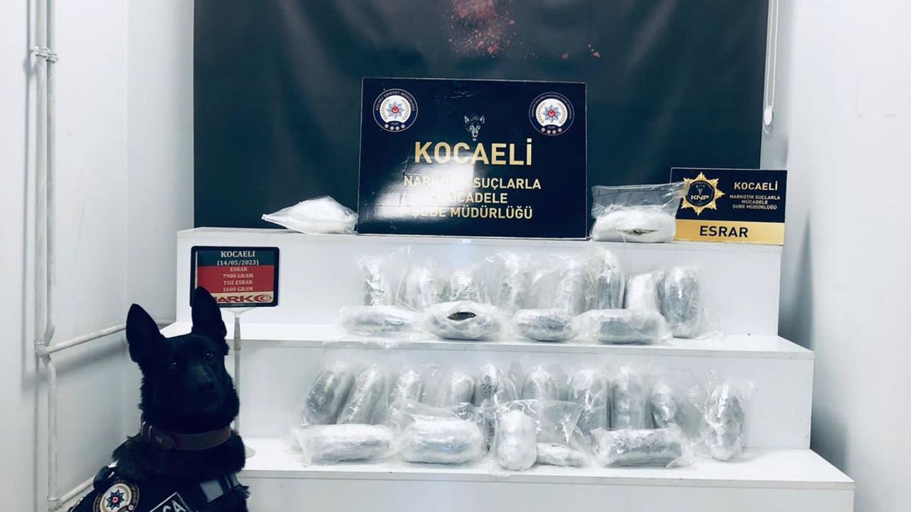 9 buçuk kilo uyuşturucu ele geçirildi