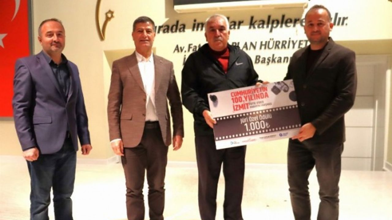 İzmit'te Foto-Video Maraton Yarışması'nda ödül töreni