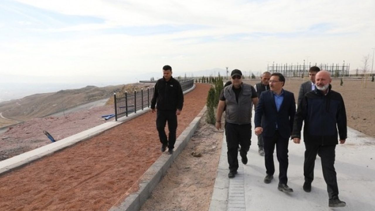 Kayseri Valisi'nden Erkilet Millet Bahçesi'ne övgü