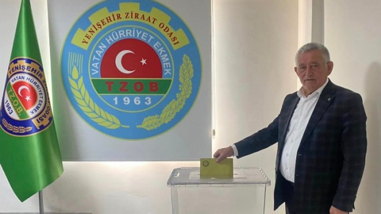Bursa Yenişehir Ziraat Odası'nda Aktaş yeniden başkan