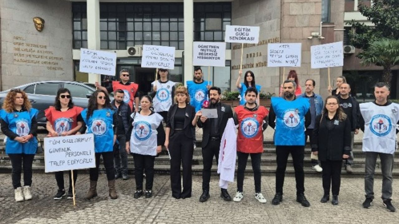 Eğitim Gücü-Sen Bursa da şiddete 'dur' dedi