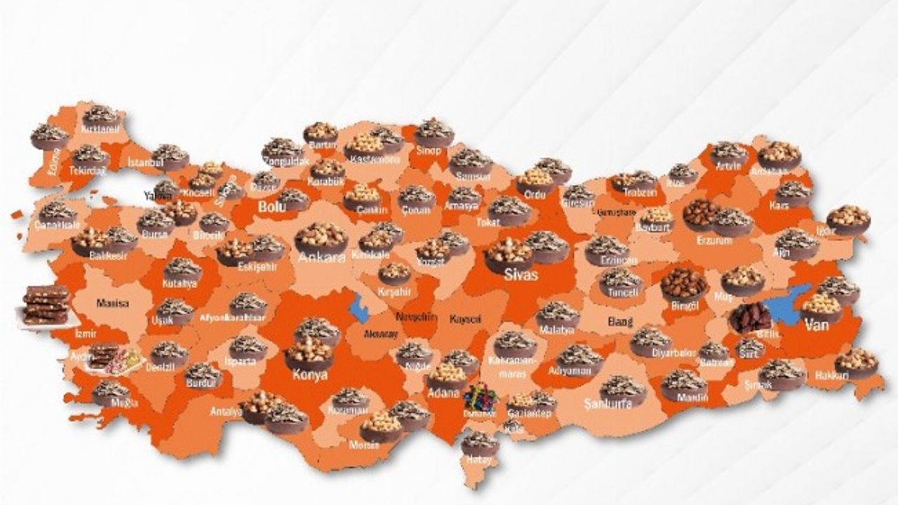 Hangi il, hangi kuruyemişi tercih ediyor? İşte 81 ilin kuruyemiş haritası!