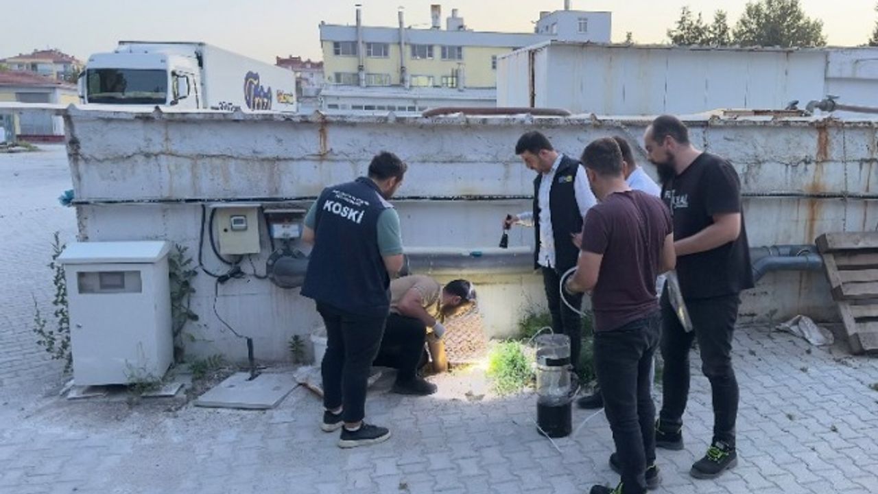 Konya'da işletmelere atık su ve koku denetimi