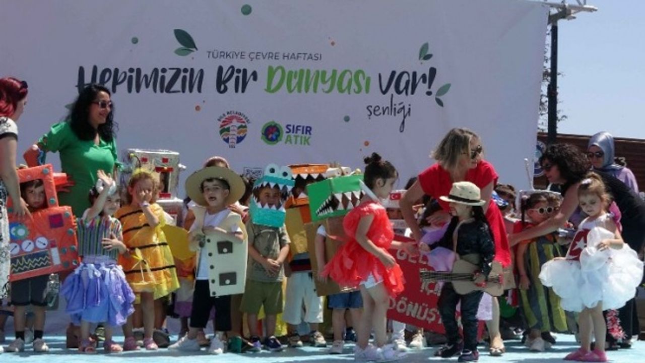 Şile’de Dünya Çevre Günü kutlamalarında renkli görüntüler