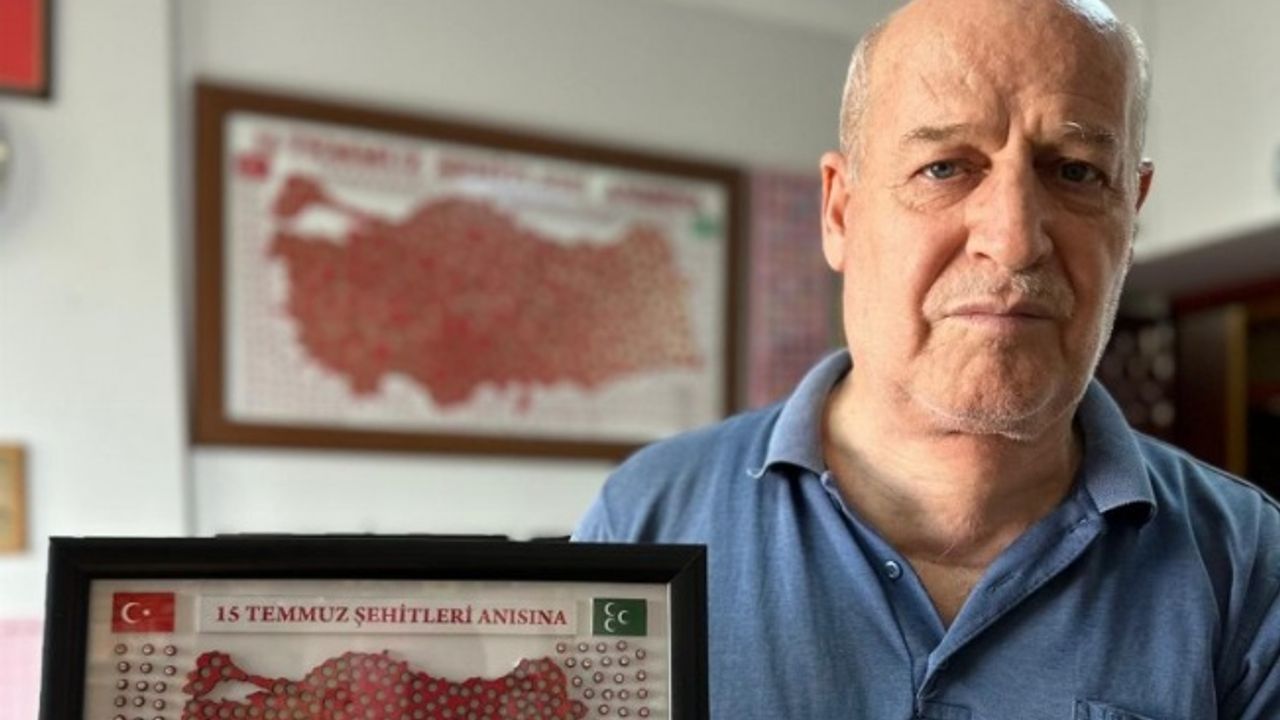 15 Temmuz anısına, 251 para ile anıt gibi harita