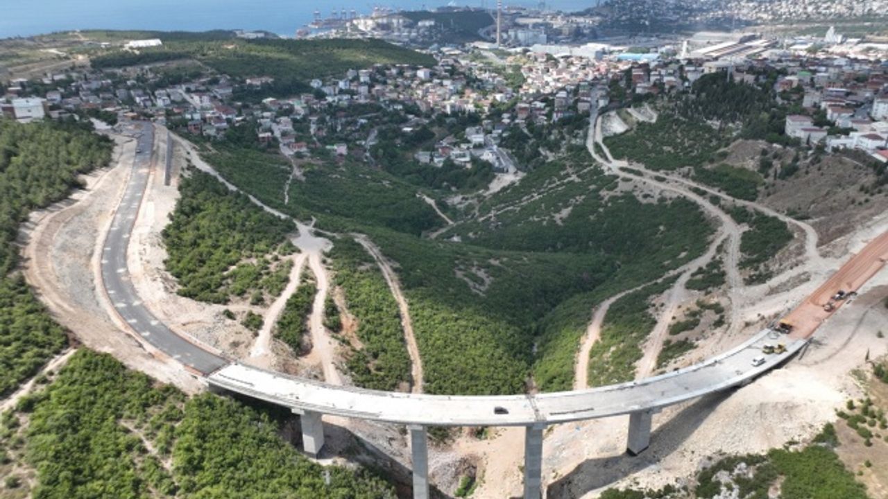 Dilovası Hastane Yolu’nda ilerleme yüzde 90