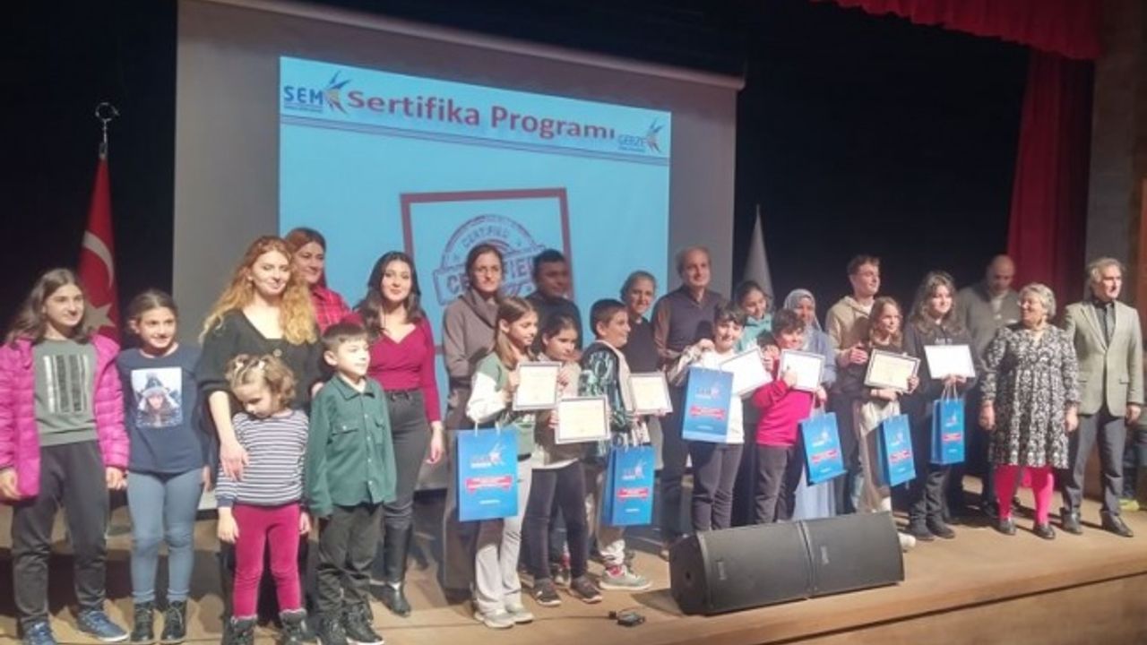 GTÜ'de Minik Bilim İnsanları Mezun Oldu