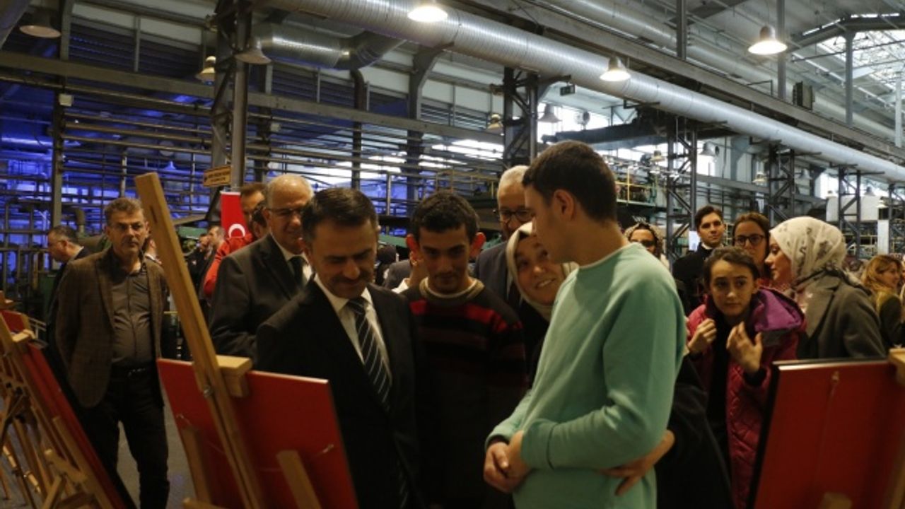 SEKA Kağıt Müzesi’nde özel bireyler sanatla buluştu