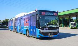 Kocaeli'de otobüs ve tramvaylar bayramlık giydirildi
