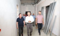 Çiftçi, çalışmaları yerinde inceledi