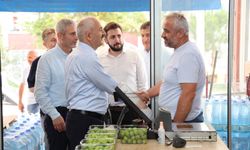 Beş Başkan Barış Mahallesi Esnafıyla Buluştu