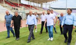 Alaettin Kurt Stadyumu’nda Çalışmaları Yerinde İnceledi
