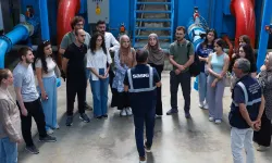 Geleceğin hekimleri su ve atık su süreçlerini gözlemledi
