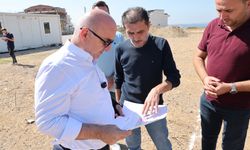 Başkan Bıyık, Spor Kompleksi inşaatını inceledi