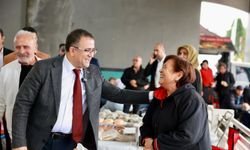Başkan Sertif Gökçe Çarşı Pazar Gezdi