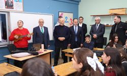 Büyükgöz ve Kaymakam Özyiğit’ten Okul Ziyareti