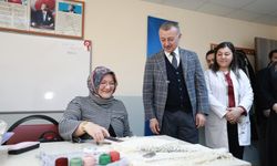 Büyükakın, KO-MEK  kursiyerlerini ziyaret etti