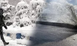 Doğu'da yoğun kar, kıyılarda kuvvetli rüzgar