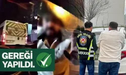 Esenyurt'ta camı kafasıyla kıran sürücü yakalandı!
