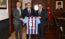 Trabzon'da Başkan Genç Vali Şahin'i ziyaret etti