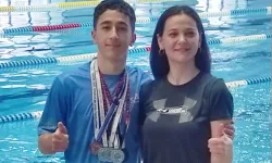 Konya'da otizmli yüzücü Alper Akgül 5 madalya kazandı