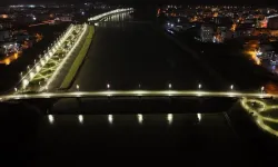 Ordu'da Yeni Melet Köprüsü ışıl ışıl oldu