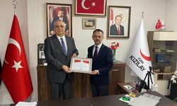 Vali İlhami Aktaş'tan Mehmet Başaran'a Teşekkür Belgesi