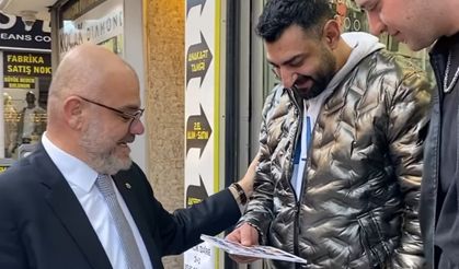 Oğuz Şerifalioğlu, çarşı esnafını ziyaret etti