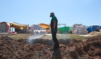 Kocaeli Büyükşehir, kurban pazar yerlerini ilaçlıyor