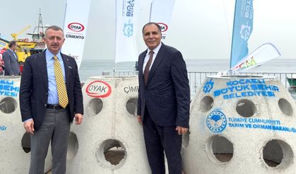 Yapay resifler, törenle Marmara Denizi'ne bırakıldı!