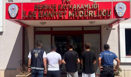 Kocaeli'de Aranan 3 Şahıs Yakalandı ve Tutuklandı