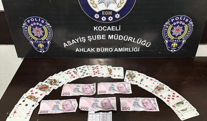 Kocaeli Emniyet Müdürlüğü'nden Kumar Operasyonu