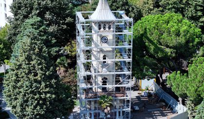 İzmit Saat Kulesi’nde Restorasyon