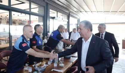 Ömeroğlu, Zabıta Teşkilatıyla Kahvaltıda Buluştu