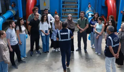 Geleceğin hekimleri su ve atık su süreçlerini gözlemledi