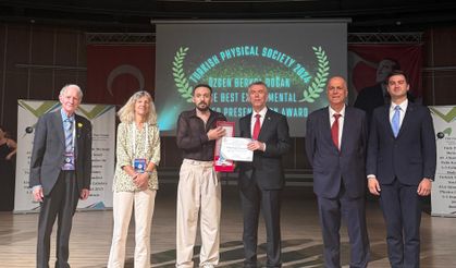 GTÜ Öğrencisine Türk Fizik Derneği’nden Ödül