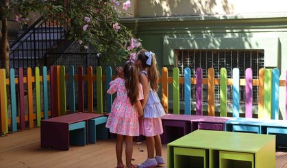 İzmit Ulugazi İlkokulu’na masal gibi bir bahçe