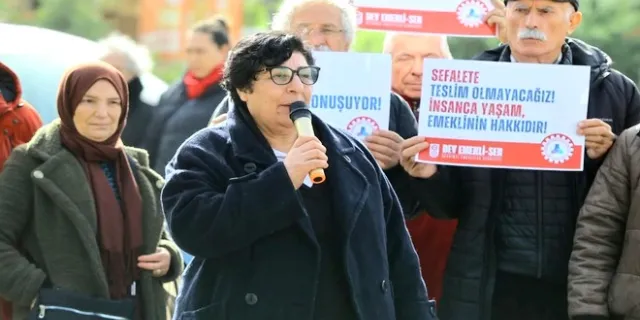 İzmir Karabağlar'da emeklilerden güçlü mesaj