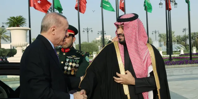 Cumhurbaşkanı Erdoğan, Veliaht Prensi ile görüştü