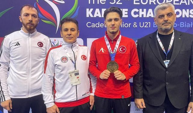 Büyükakın’dan şampiyon sporcuya tebrik