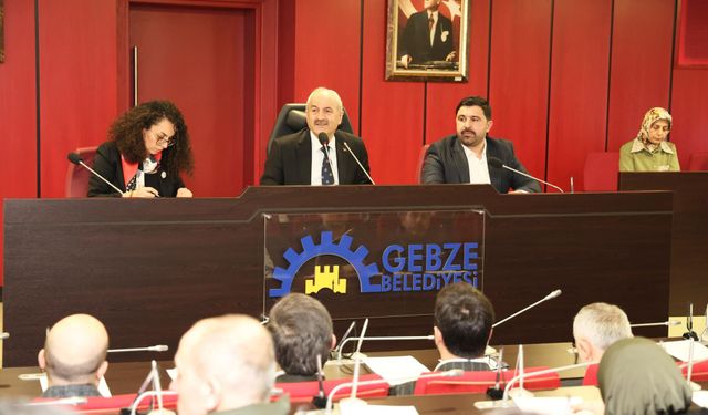 Gebze Belediyesi Mart Meclisi Tamamlandı