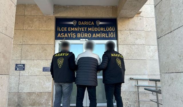 Polis Darıca'da operasyonla yakaladı!
