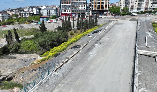 Gebze'de 780 metre uzunluğunda yol çalışması!
