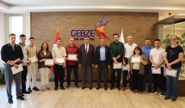 GTÜ’de 78 Personel Sertifikalandı